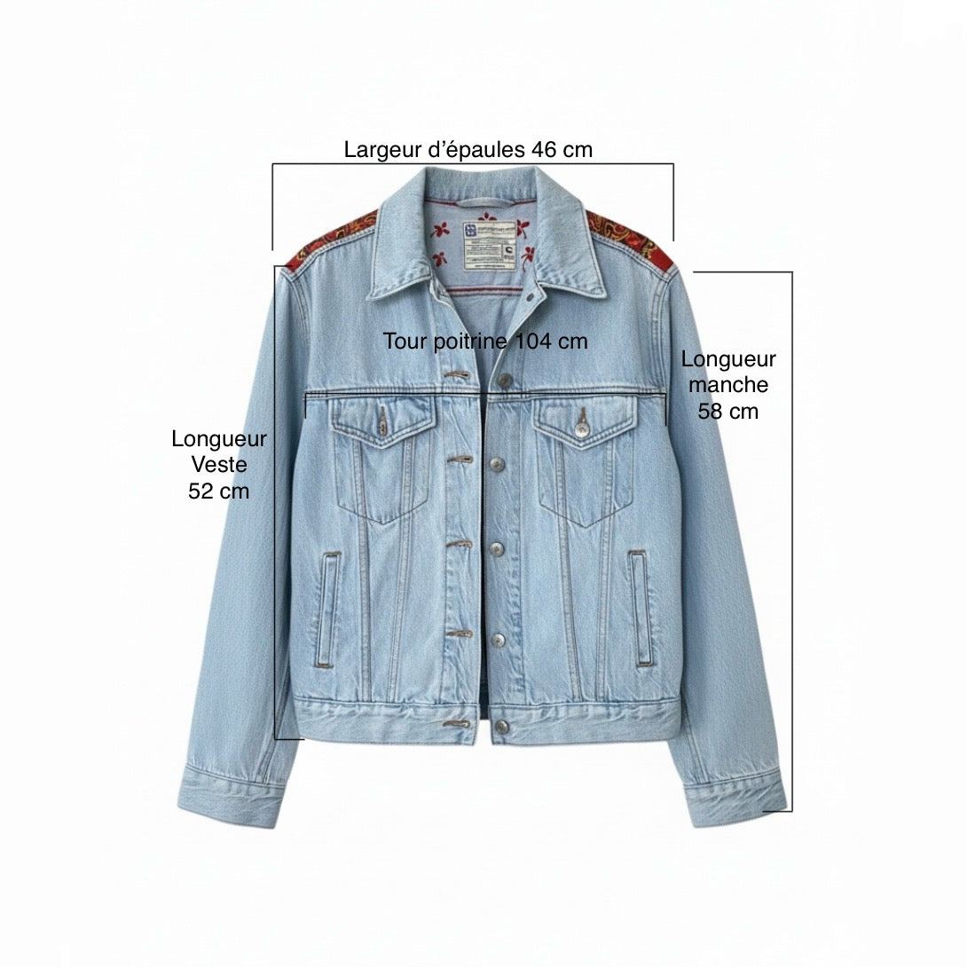 Veste #01 « Foulard Viana diamants »