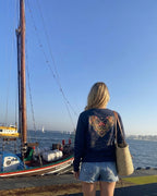 Sweatshirt Viana Lavradeira - Foulard marine