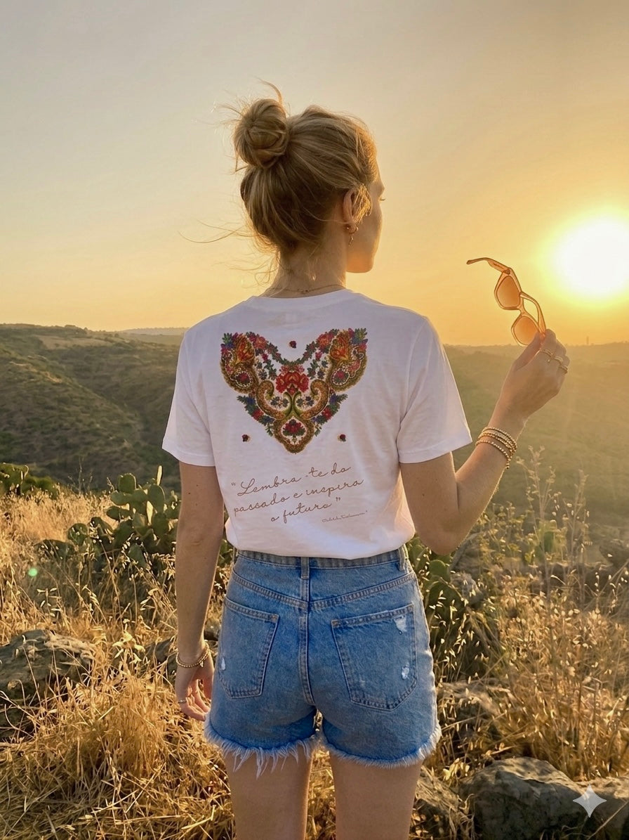 T-shirt Viana Lavradeira - Foulard