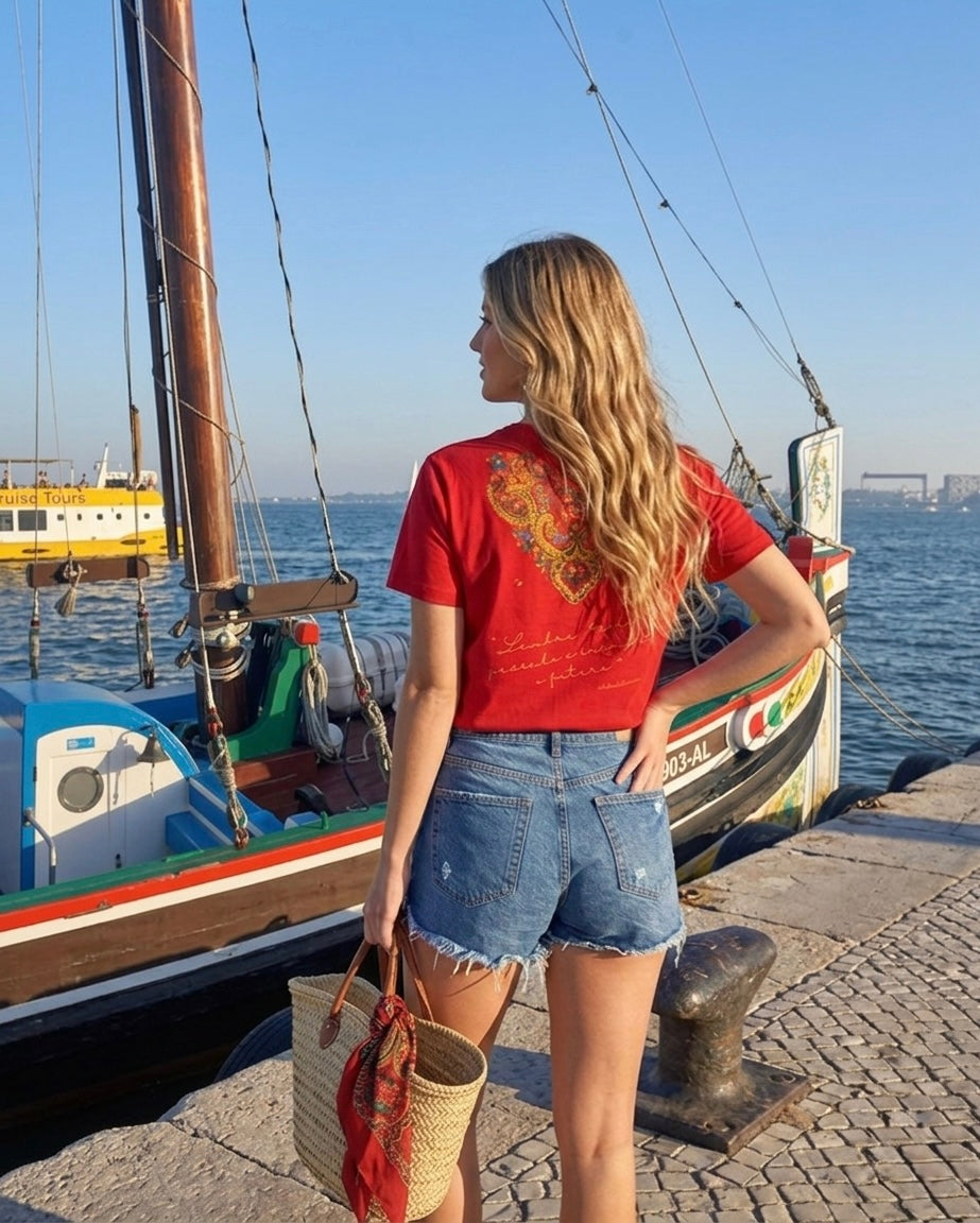T-shirt Viana Lavradeira - Foulard