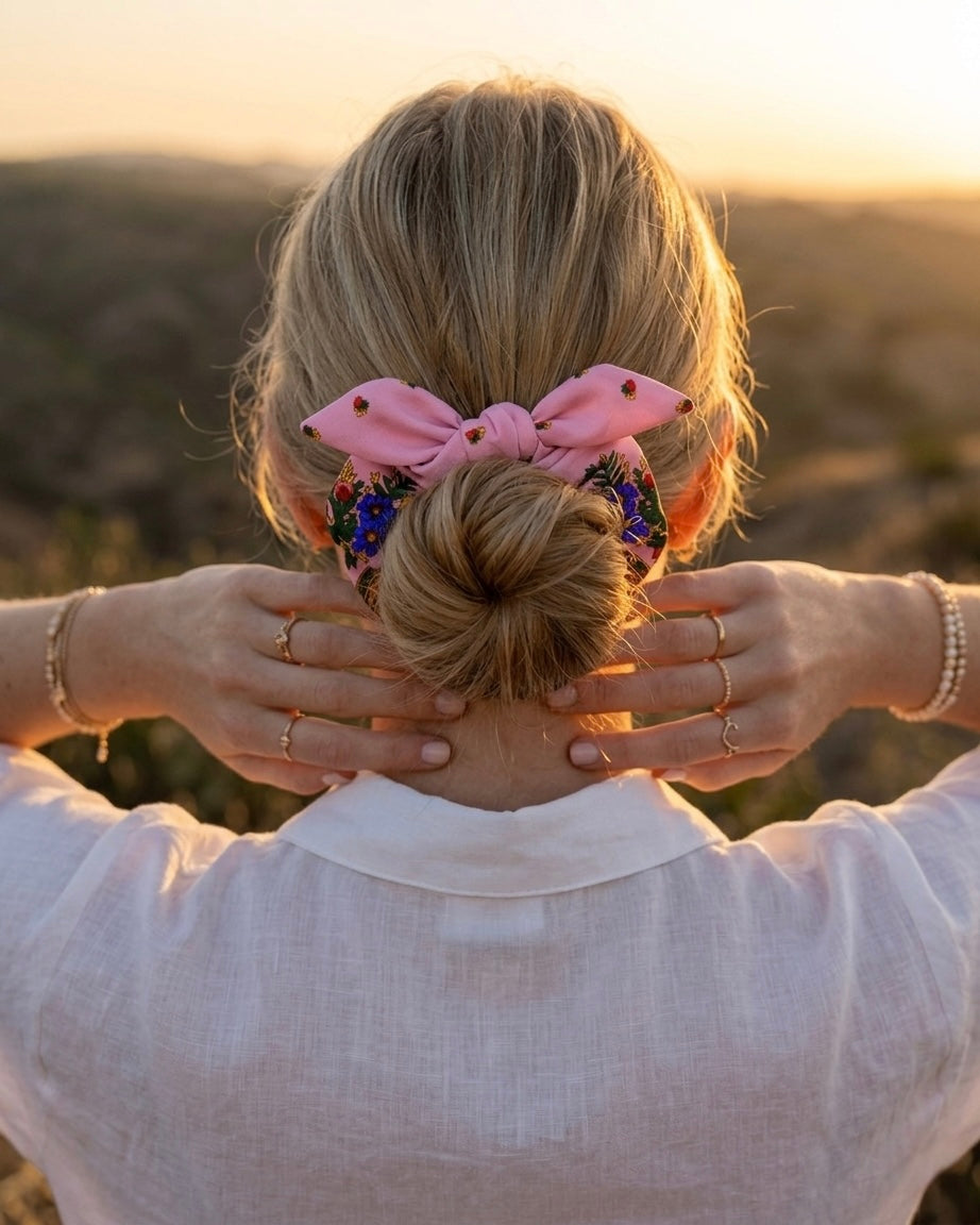 Chouchou Viana Lavradeira - Foulard Rose