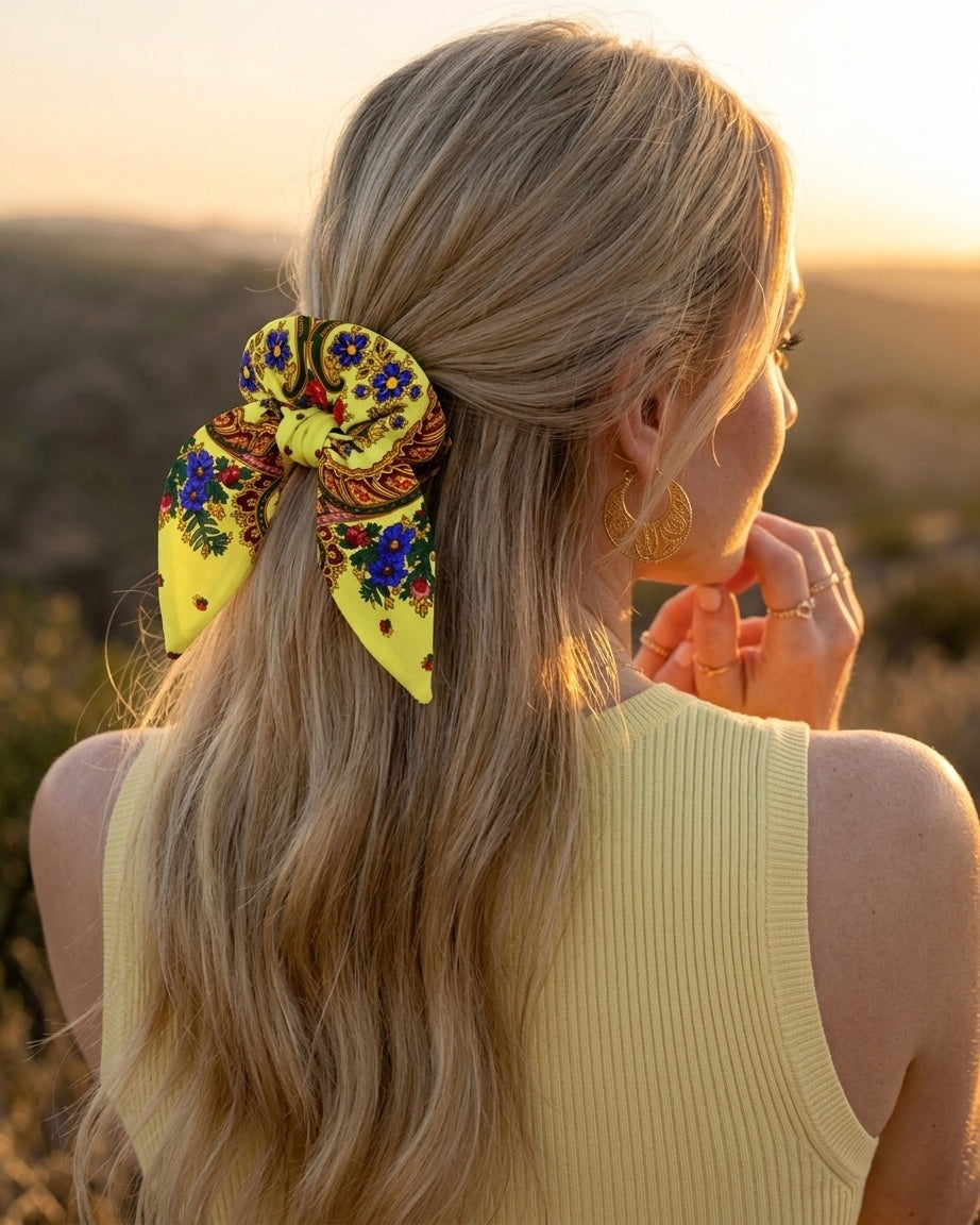 Chouchou Viana Lavradeira - Foulard Jaune