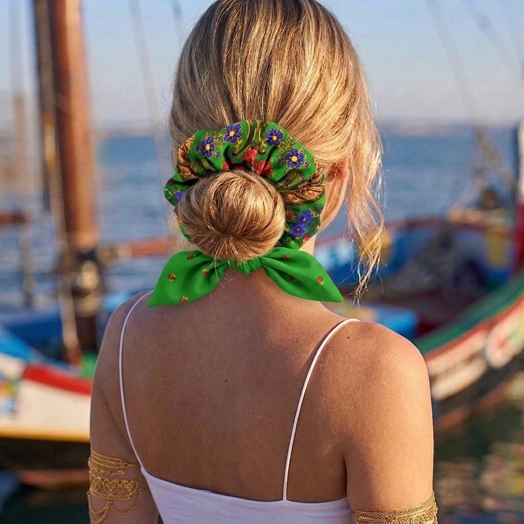 Chouchou Viana Lavradeira - Foulard Vert