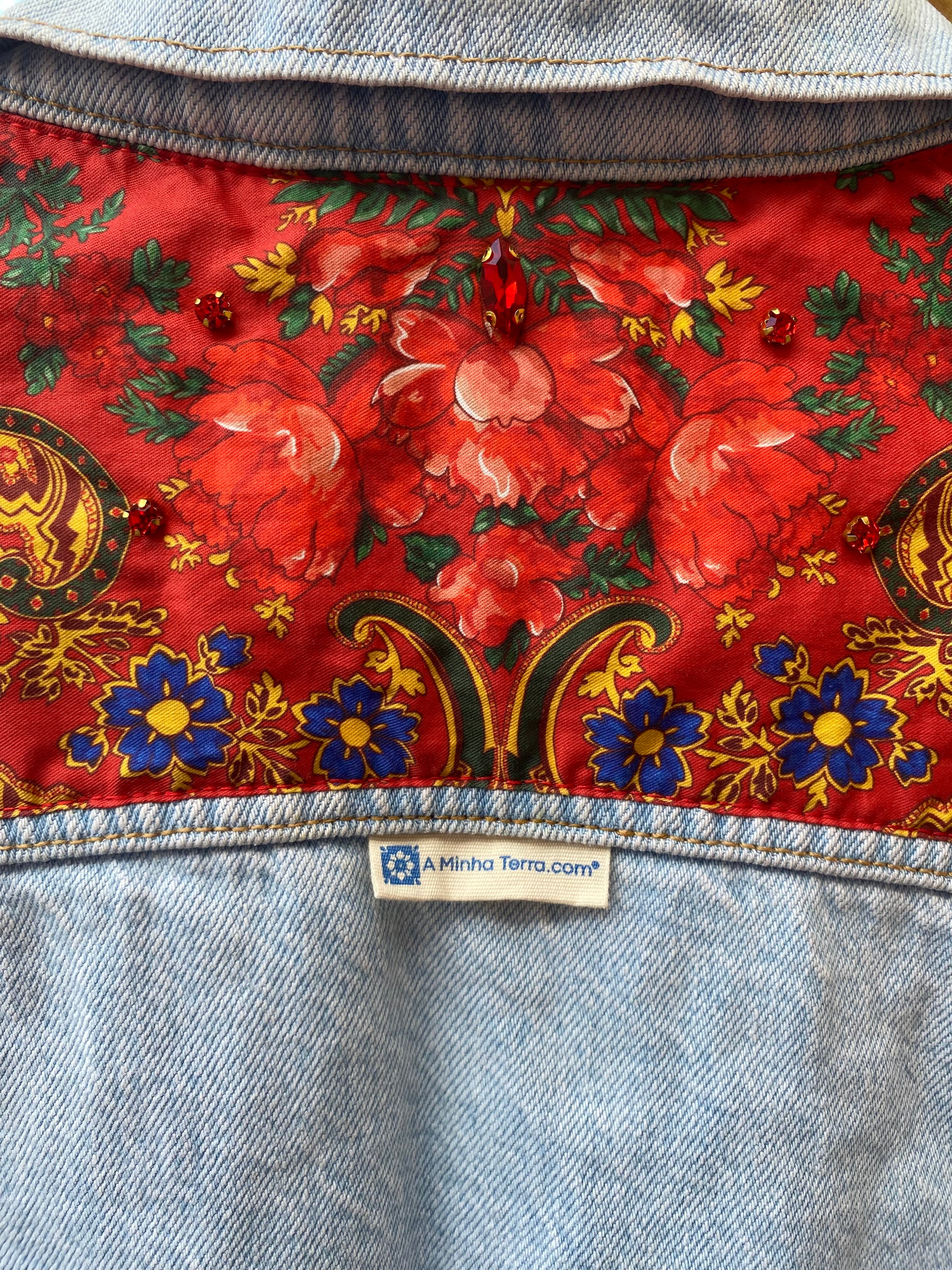 Veste #01 « Foulard Viana diamants »