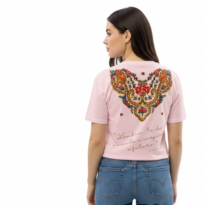 T-shirt « Foulard Viana Lavradeira » Édition claire - citation