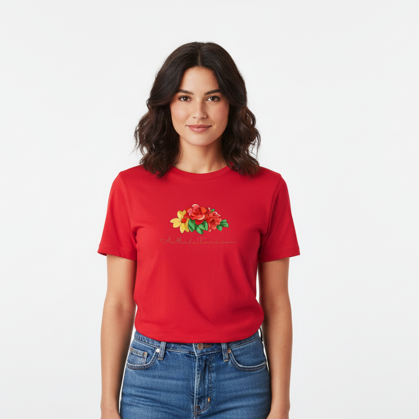 T-shirt « Foulard Viana Lavradeira » Édition sombre - citation